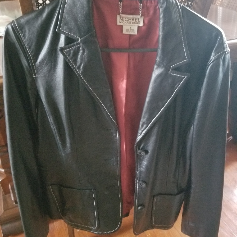 Michael Kors leather jacket